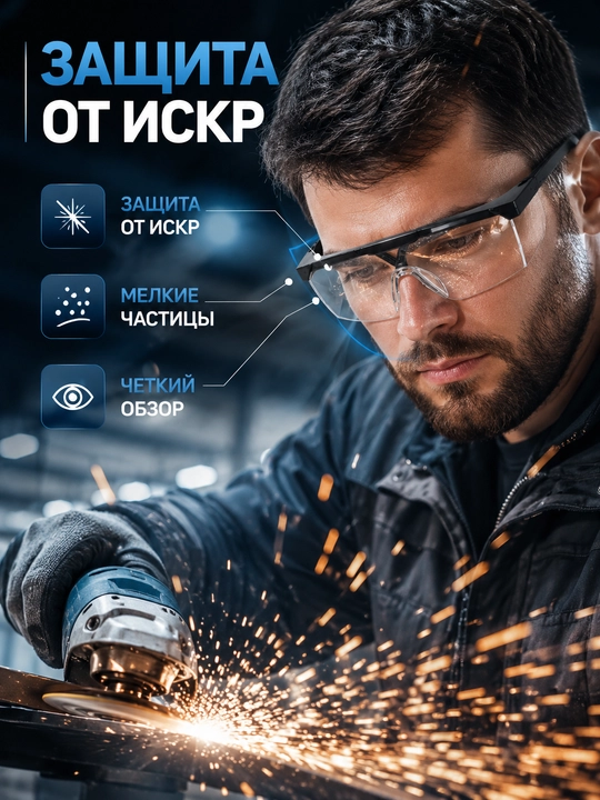 Защитные очки, защитные очки для строительства и мастерской