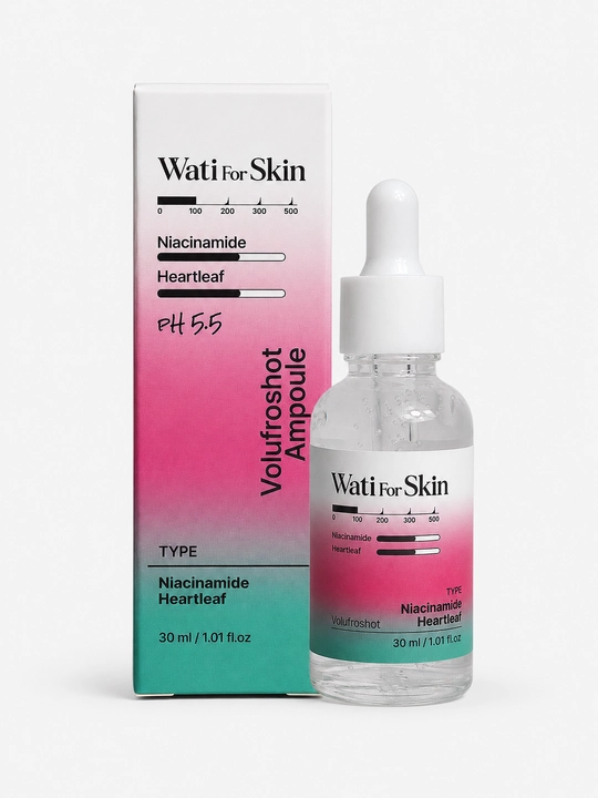 Ампула для лица с ниацинамидом Wati for Skin Niacinamide Heartleaf Volufroshot 30 мл