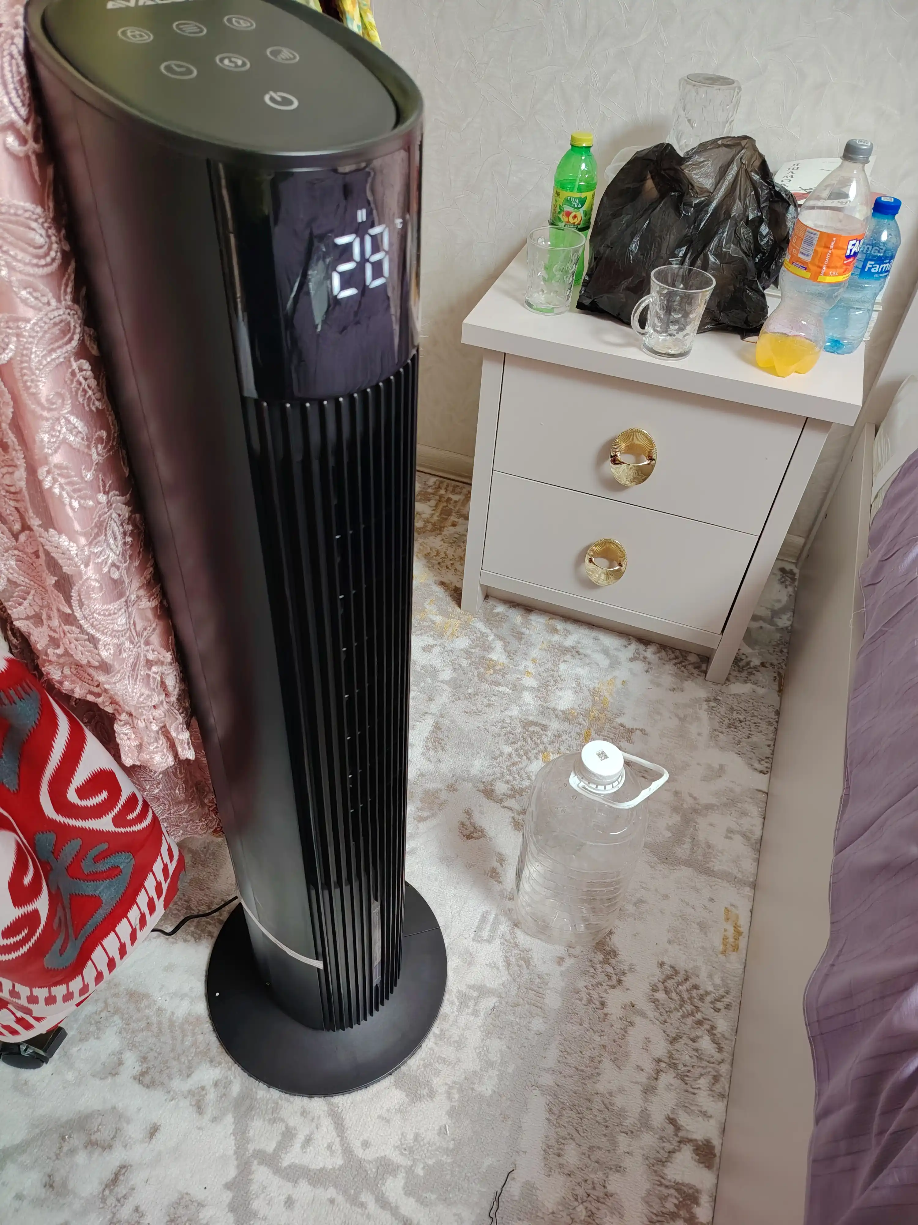 AVALON AVL-TF-4203R-42 dyumli 2 ta 1 da kolonali ventilyator va havo namlagich