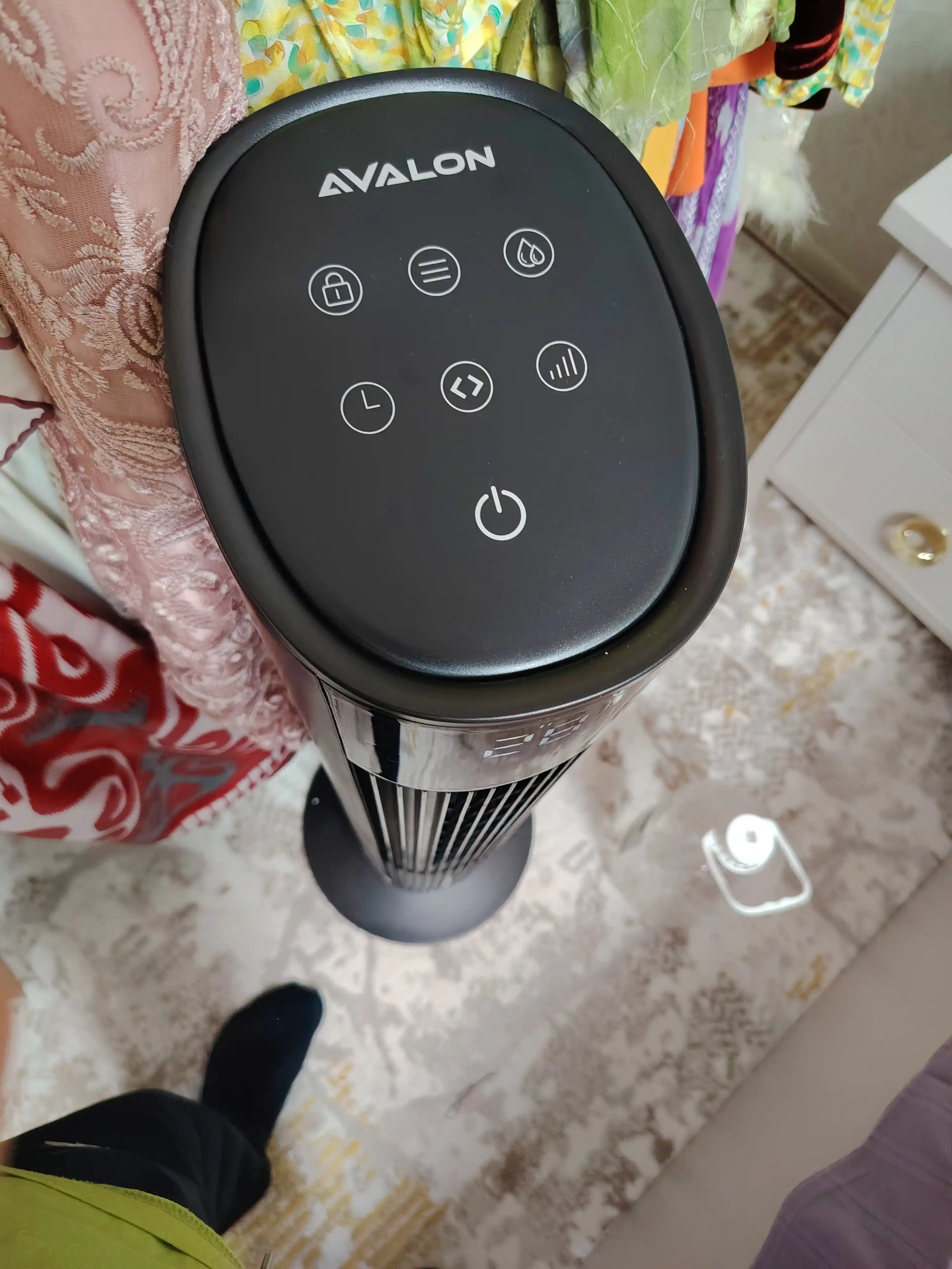 AVALON AVL-TF-4203R-42 dyumli 2 ta 1 da kolonali ventilyator va havo namlagich
