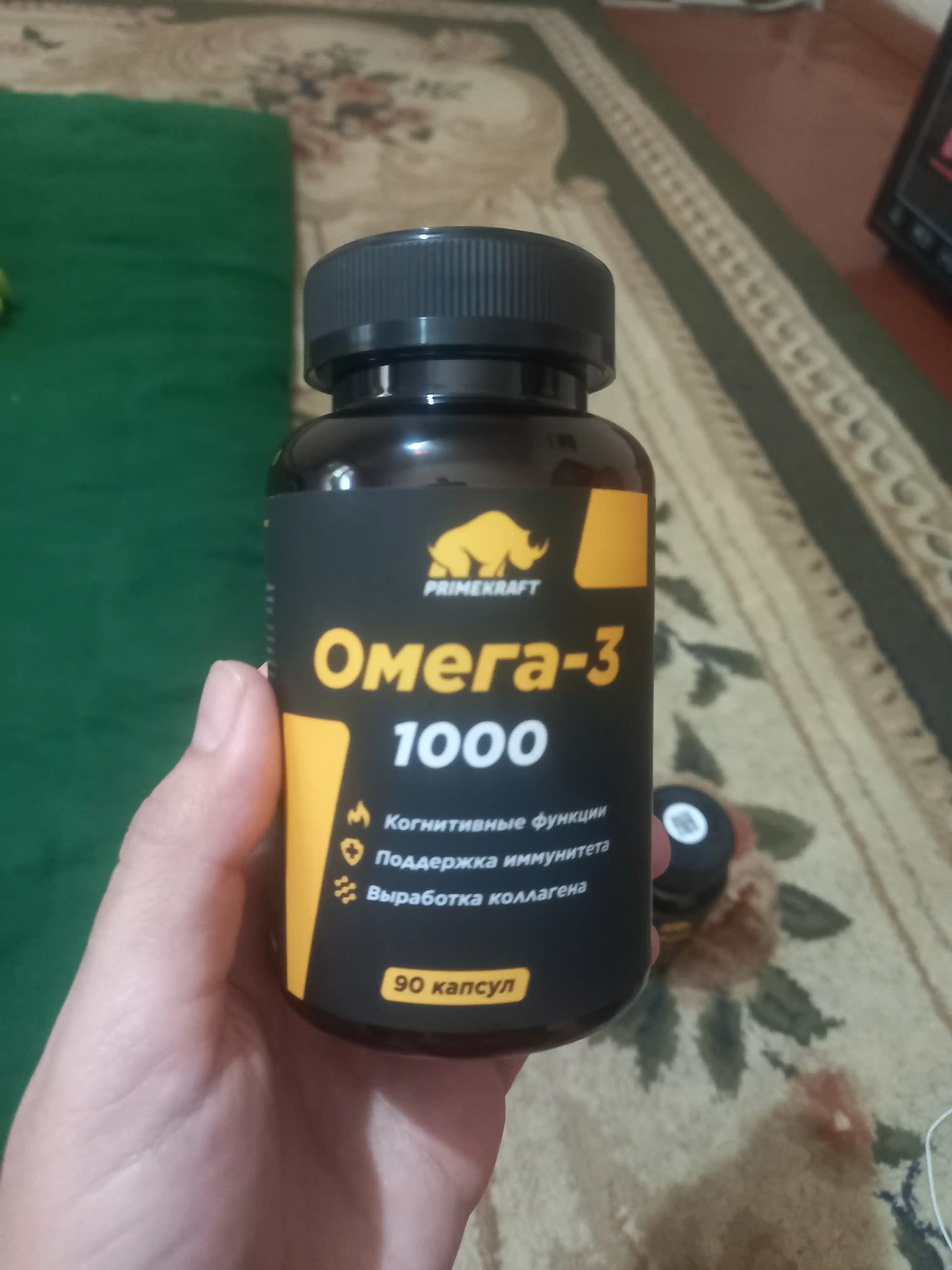 PRIMEKRAFT Омега-3 из рыбьего жира анчоусов, 1000 mg, ХАЛЯЛЬ