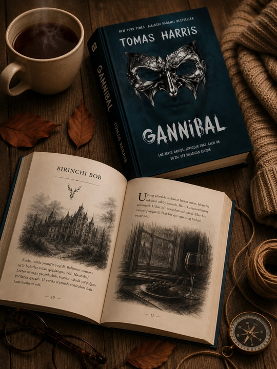 Gannibal – Tomas Harris, badiiy asar nasr - 