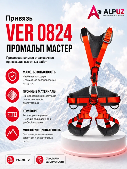 Vertical страховочная привязь Promalp Master, размер 2 - 