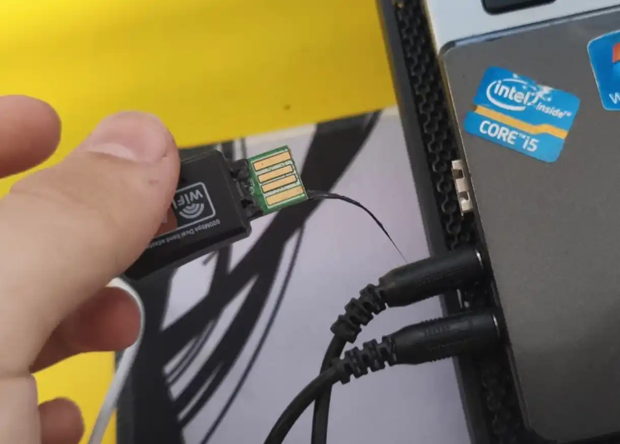 USB wifi 600Mbps adapteri, Ikki tarmoqli 2.4 GHz - 5 GHz, Realtek RTL8811cu
