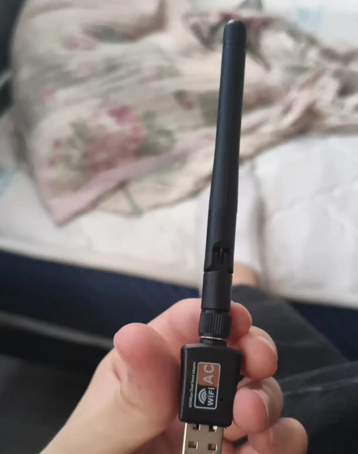 USB wifi 600Mbps adapteri, Ikki tarmoqli 2.4 GHz - 5 GHz, Realtek RTL8811cu