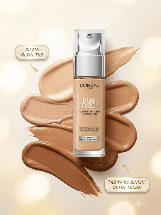 Тональный крем L'Oreal Paris True Match, увлажняющий, 30 мл  - 