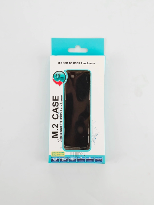 M.2 SSD uchun korpus, NVMe PCIe/SATA NGFF, USB Type-C 3.2 SSD Box 2230-2280