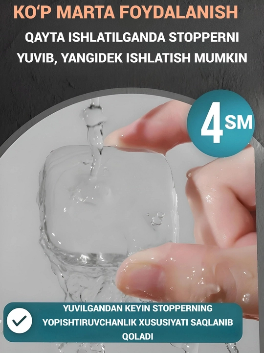 Eshik, deraza va mebellar uchun zarbaga qarshi silikon stopperlar