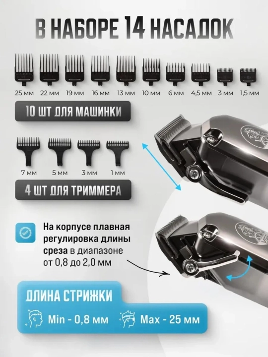 Машинка для стрижки VGR V-654