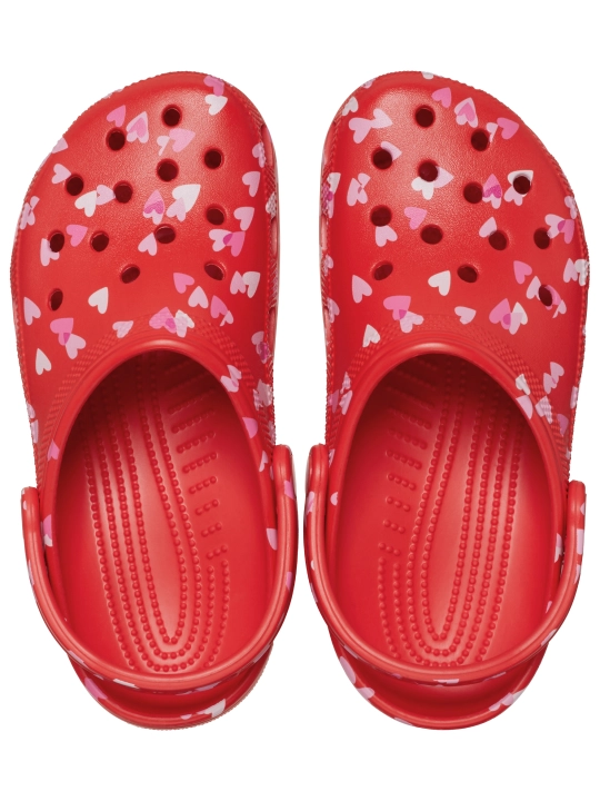 Клоги CROCS Kids Classic Vday Clog 209754-6ZR/209755-6ZR, для девочек и мальчиков