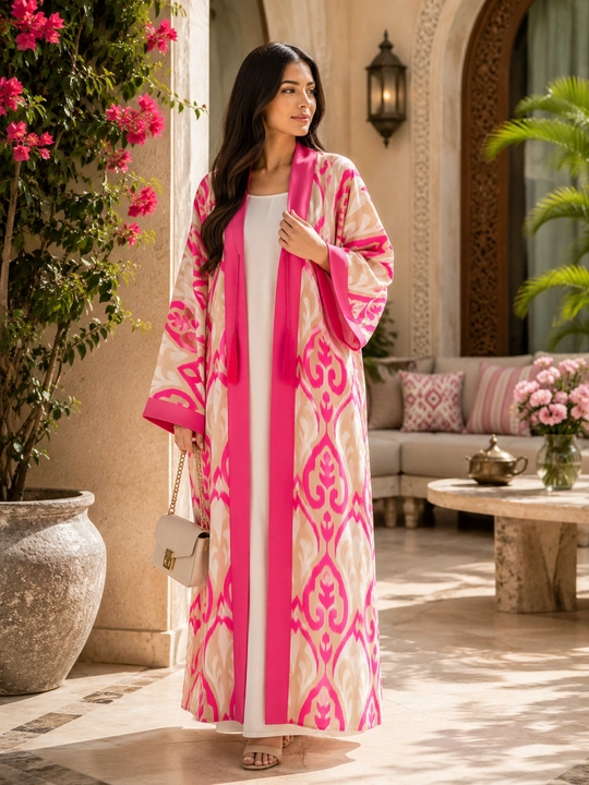 Ayollar uchun abaya, milliy kiyimlar, kostyum, ilgakli to‘qish, qizlar uchun abaya - 