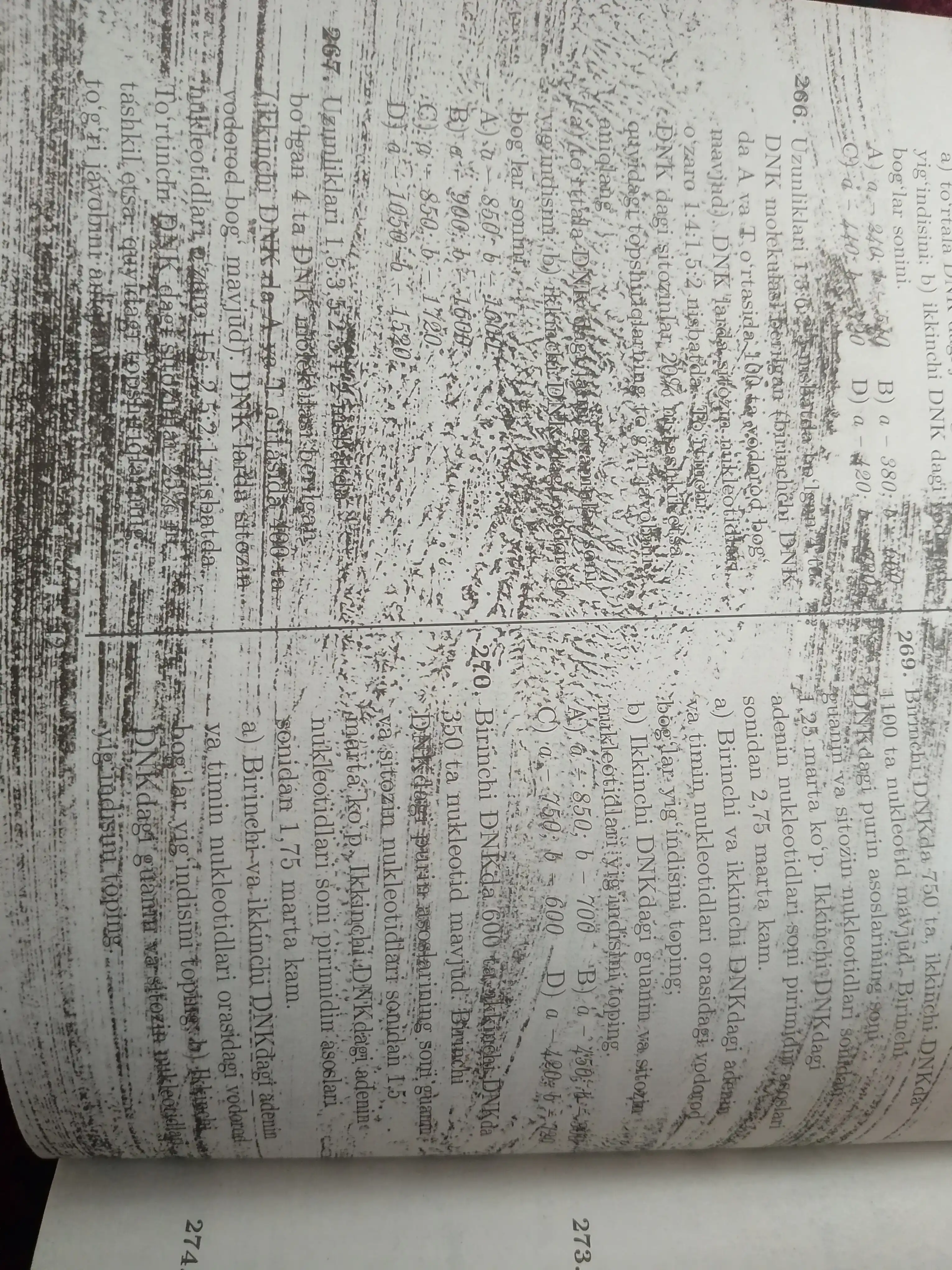 IQTIDOR BIOLOGIYA, masalalar to'plami, Sherbek Xolbo`tayev