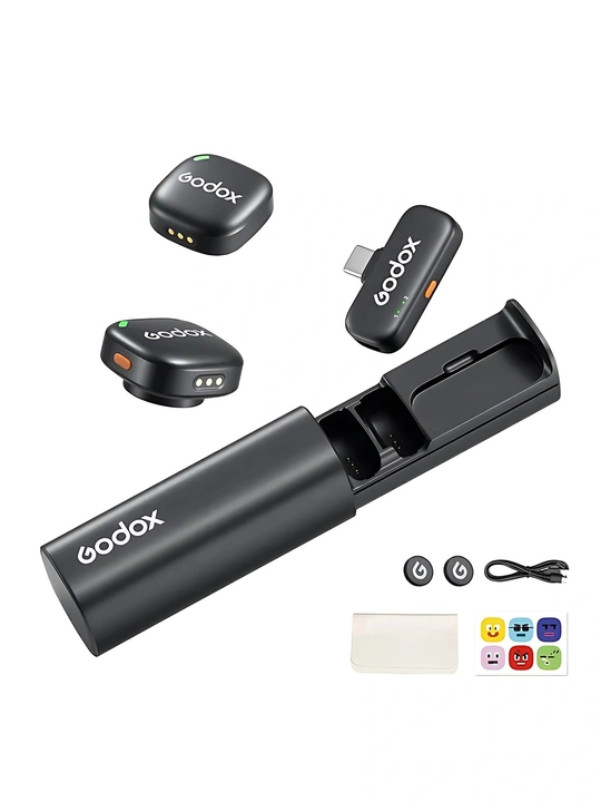 Беспроводной петличный микрофон Godox C01 для телефона, шумоподавление - 