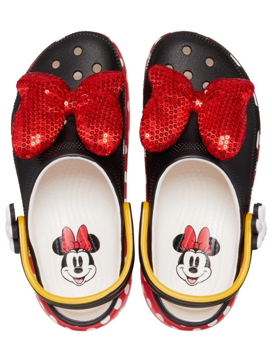 CROCS Minnie Mouse Classic Platform Clogs 209896-100, ayollar uchun