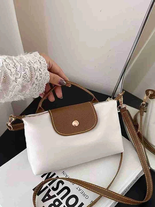 Sumka ayollar uchun, mini Longchamp uslubida, kichkina krossbodi sumka-kosmetichka