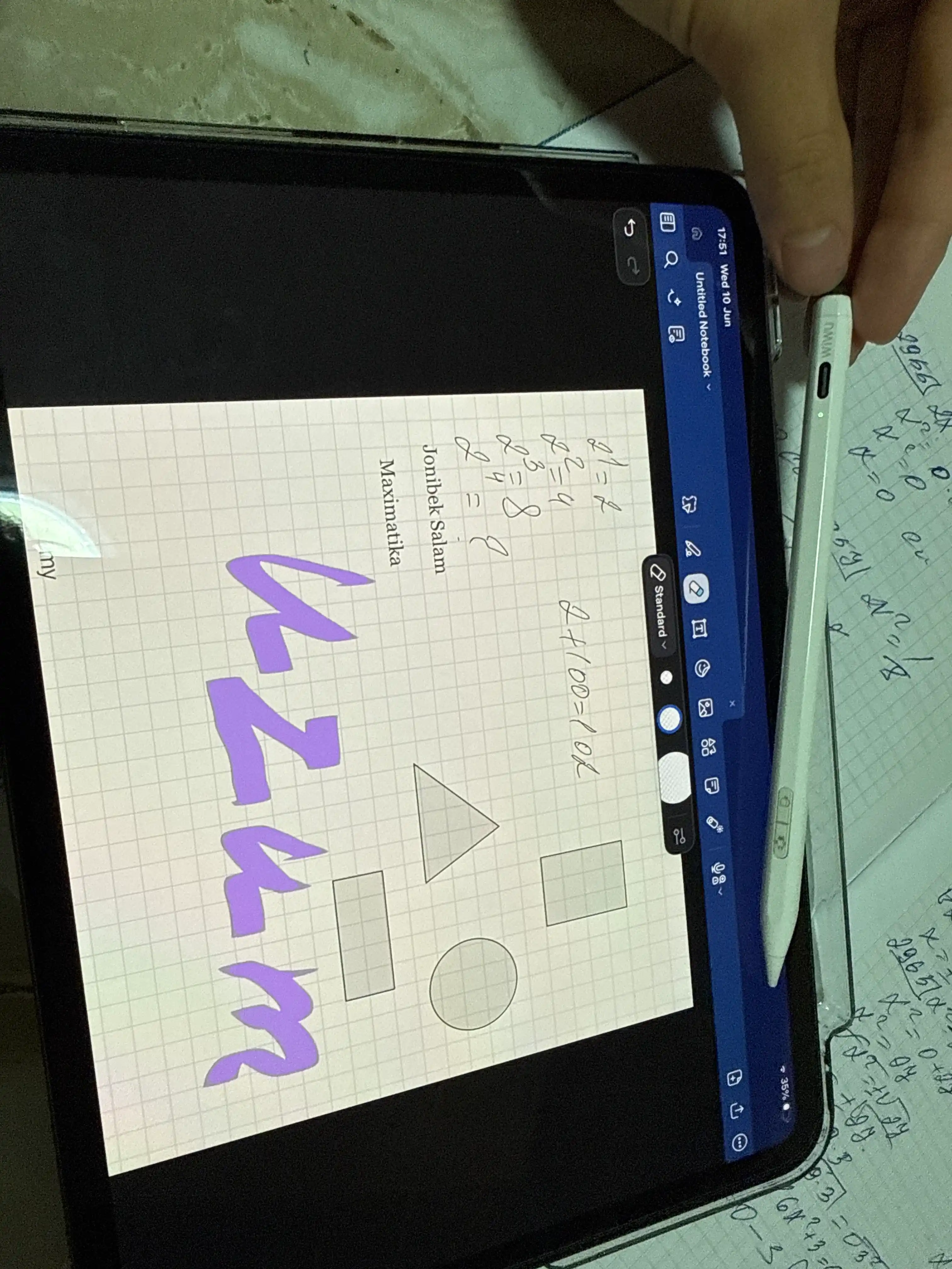 WiWU Pencil S04 – стилус для iPad, высокая точность, идеально для рисования и письма