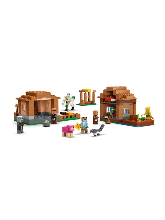 Конструктор LEGO Minecraft Нападение вызывателя на деревню 21596, 607 деталей