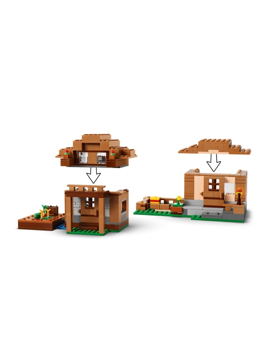 Конструктор LEGO Minecraft Нападение вызывателя на деревню 21596, 607 деталей