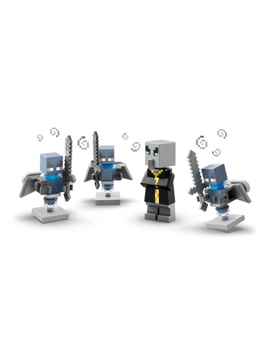 Конструктор LEGO Minecraft Нападение вызывателя на деревню 21596, 607 деталей
