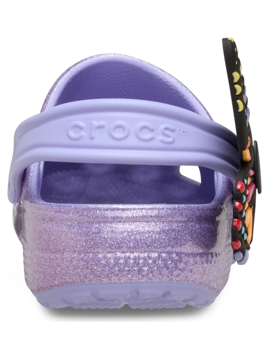 Клоги CROCS Junior Purple Butterfly Clog 210018-5BN, для девочек и мальчиков
