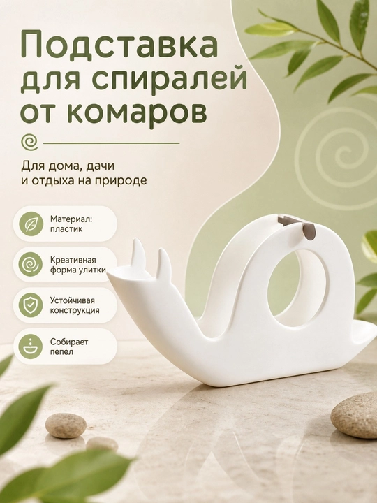 Chivin, hasharot va chivinlarga qarshi spiral uchun taglik - 
