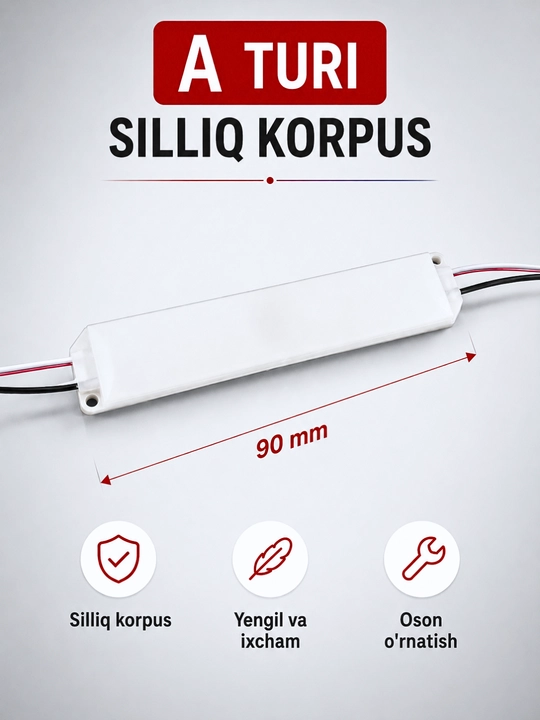 LED сигнальный модуль 12V, красно-синий мигающий свет для STEM и DIY проектов