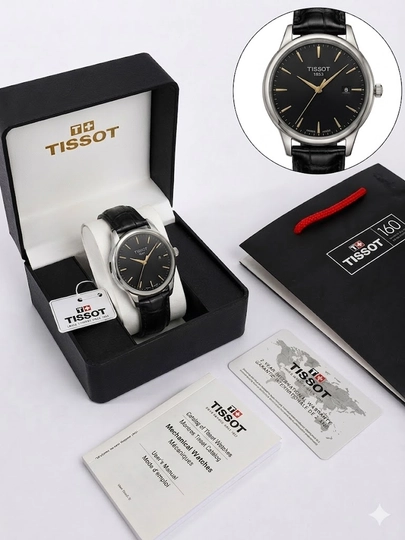 Мужские наручные часы Tissot ,кварцевый механизм, часы, документы и коробка в комплекте — IWATCHE-85W0449-ЧЕРН
