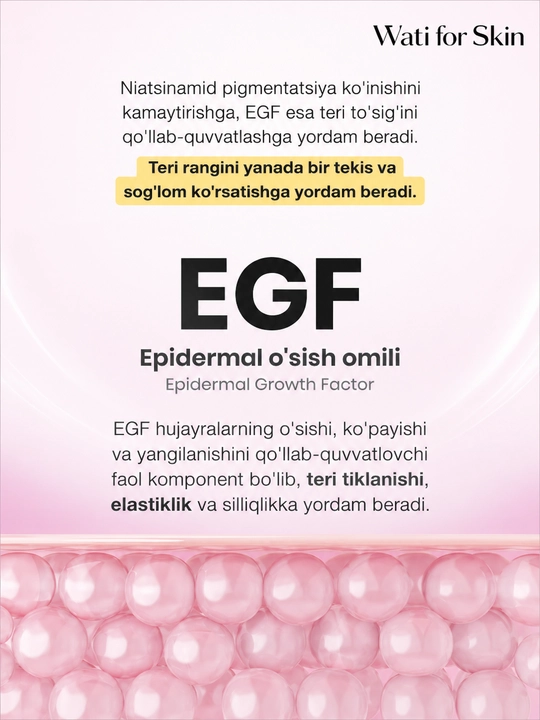 Крем для лица Wati for Skin Niacinamide EGF Micro Spicule, 50 мл