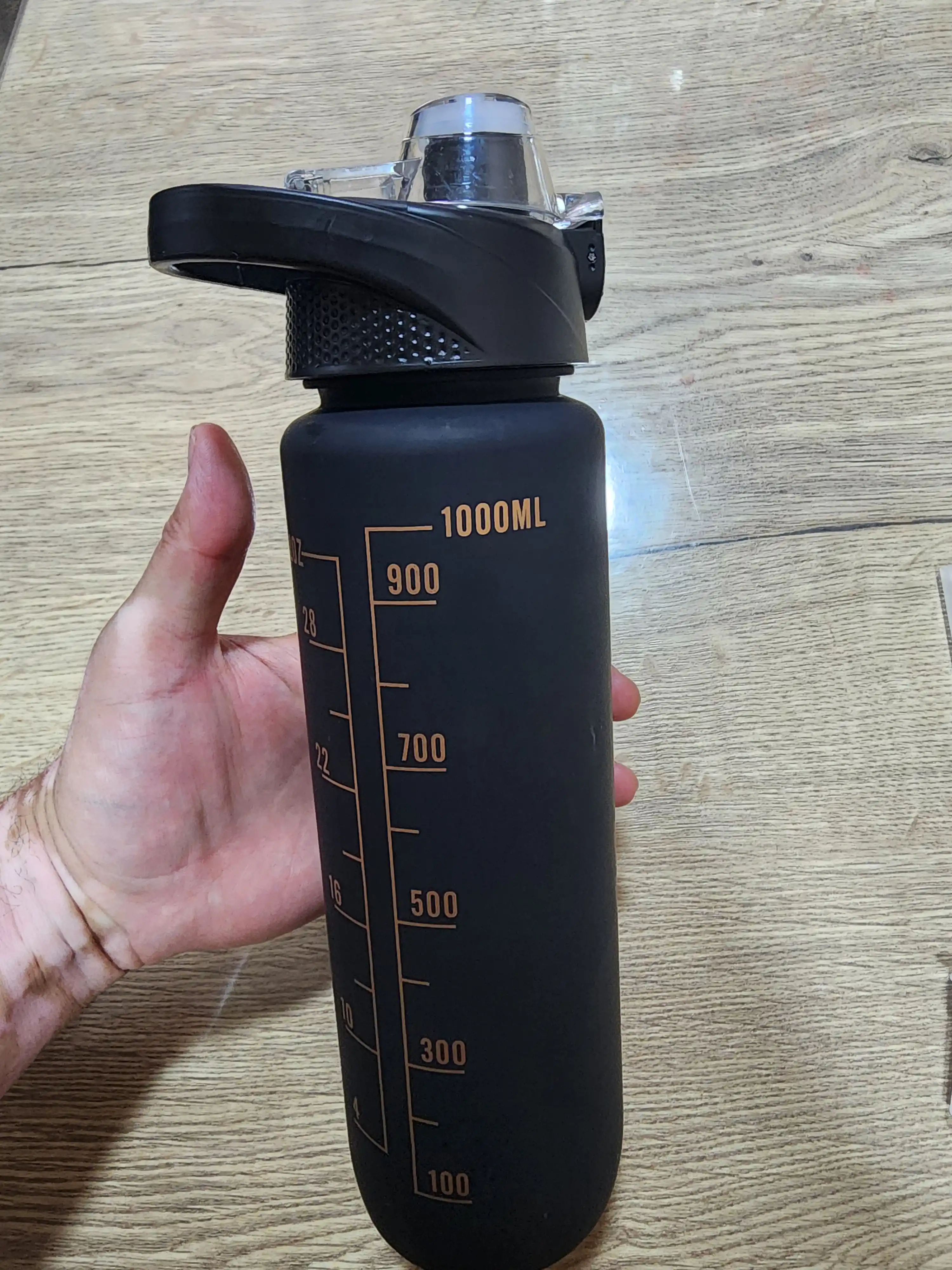 Бутылка для воды с трубочкой, спортивная, 1000 мл, для спорта, школы, прогулок и отдыха