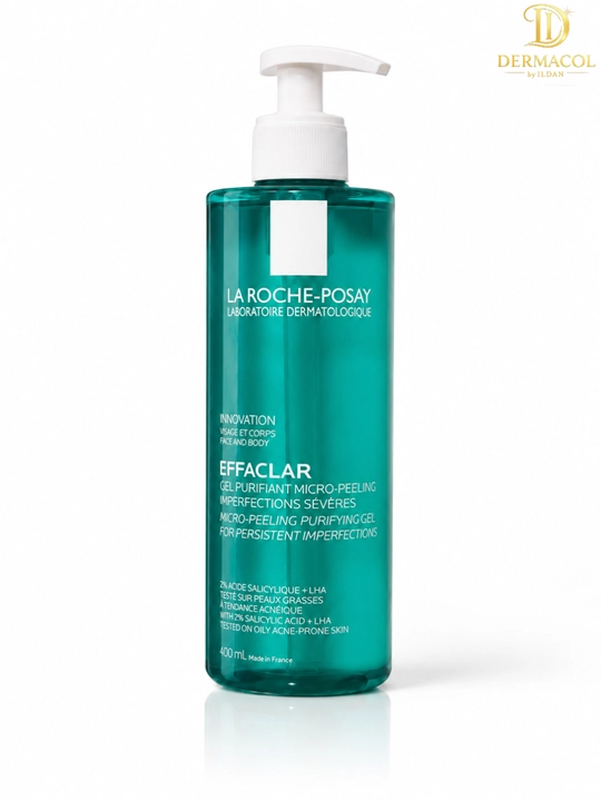 Очищающий гель для лица и тела laroche Effaclar Micro-Peeling, для ежедневного ухода 400 ml