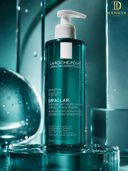 Очищающий гель для лица и тела laroche Effaclar Micro-Peeling, для ежедневного ухода 400 ml