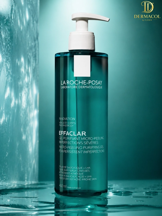 Очищающий гель для лица и тела laroche Effaclar Micro-Peeling, для ежедневного ухода 400 ml