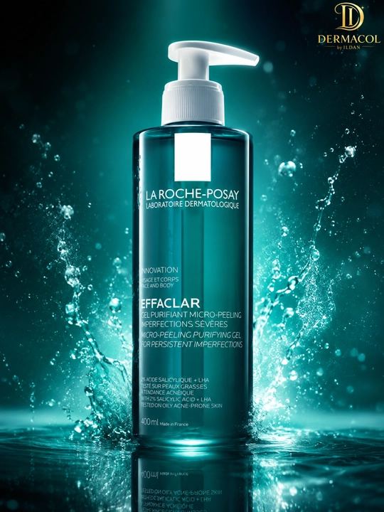 Очищающий гель для лица и тела laroche Effaclar Micro-Peeling, для ежедневного ухода 400 ml