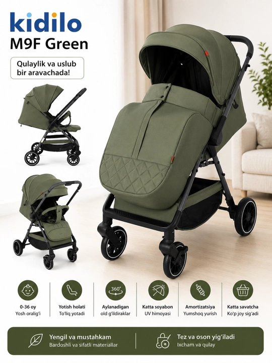 Bolalar aravachasi Kidilo M9/M9F - 