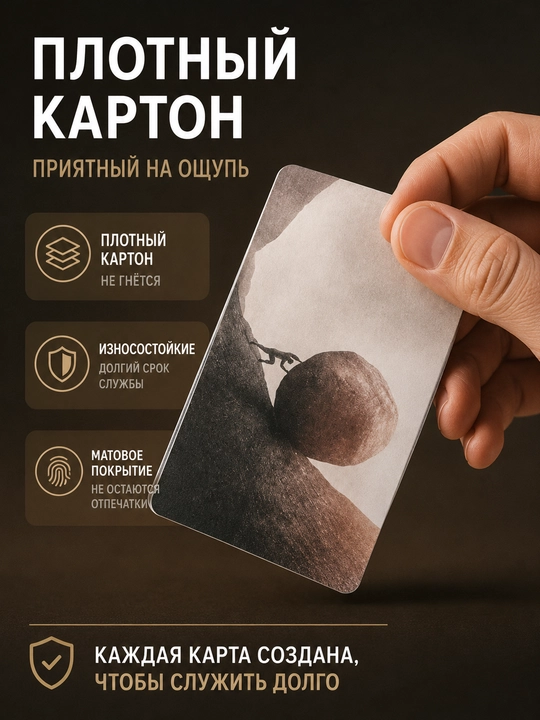 Колода карт Таро для гаданий, предсказаний и обучения, 78 арканов, русская инструкция
