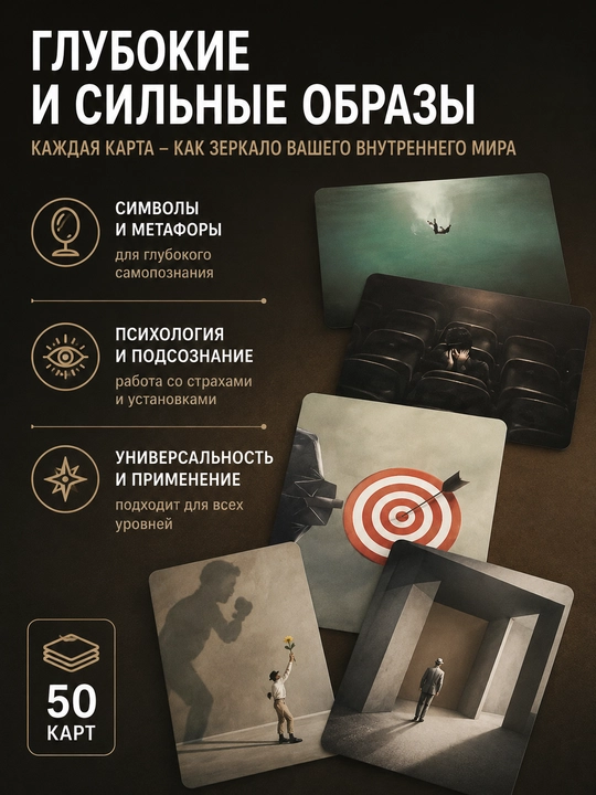 Колода карт Таро для гаданий, предсказаний и обучения, 78 арканов, русская инструкция