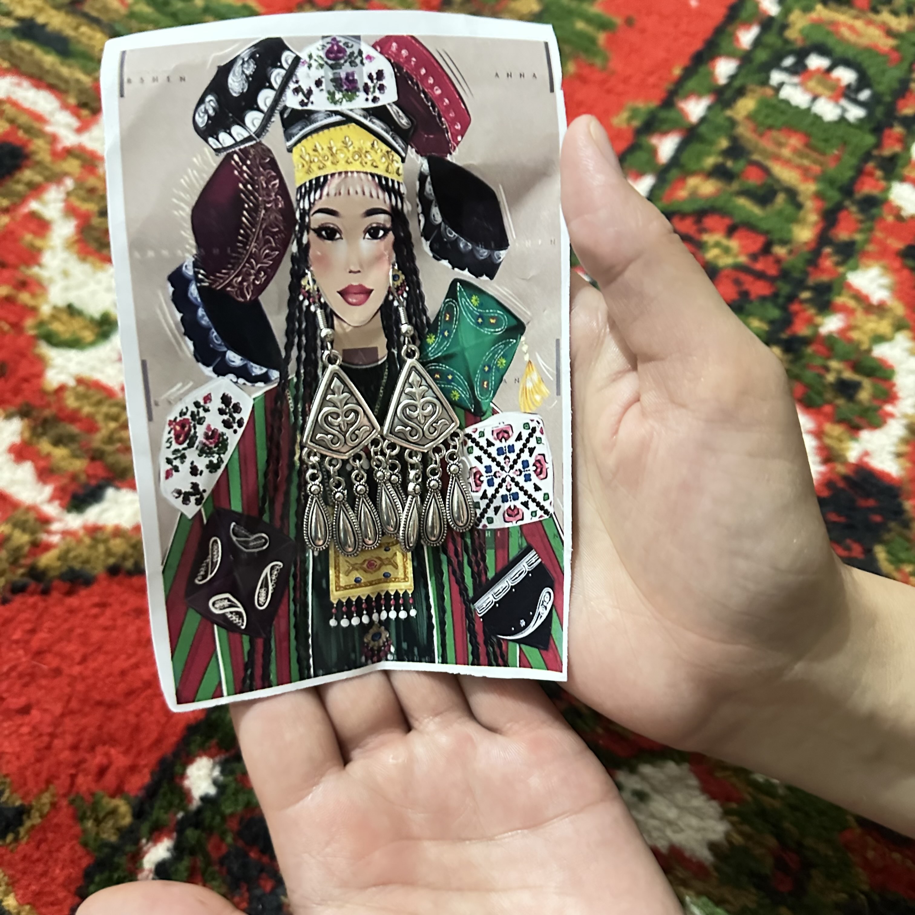 Национальные украшения, серьги