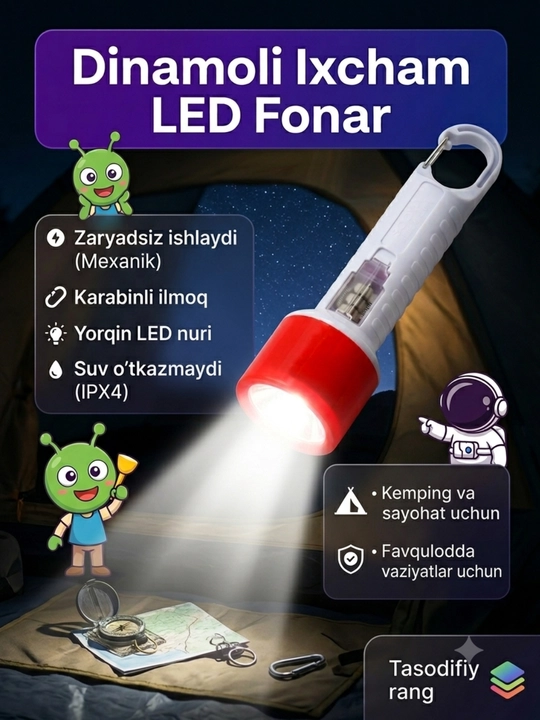 Dinamoli Ixcham LED Fonar - 