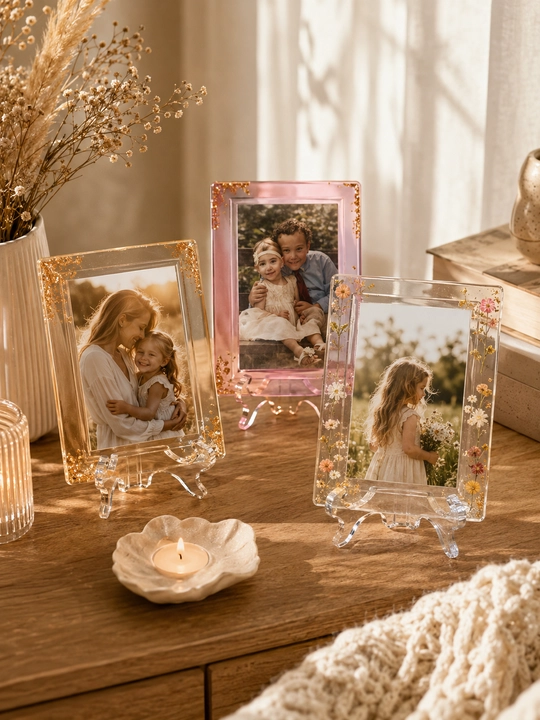 Silikon qolip ramka, fotoramka mold, smola dekor buyumlari yasash uchun