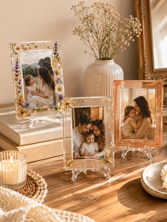 Silikon qolip ramka, fotoramka mold, smola dekor buyumlari yasash uchun