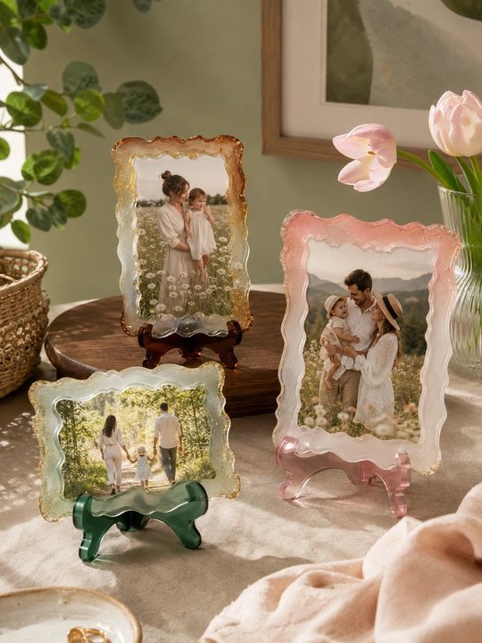 Silikon qolip ramka, fotoramka mold, smola dekor buyumlari yasash uchun