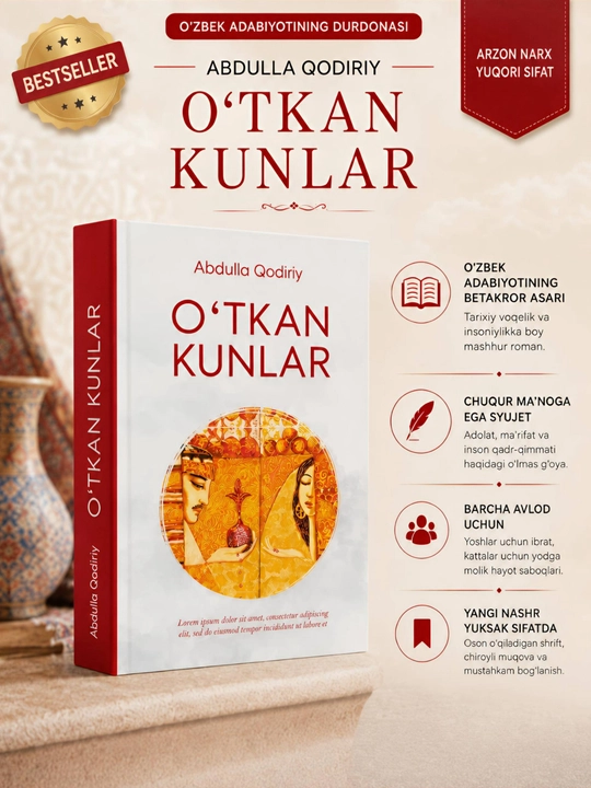 O‘tkan kunlar, Abdulla Qodiriy - 