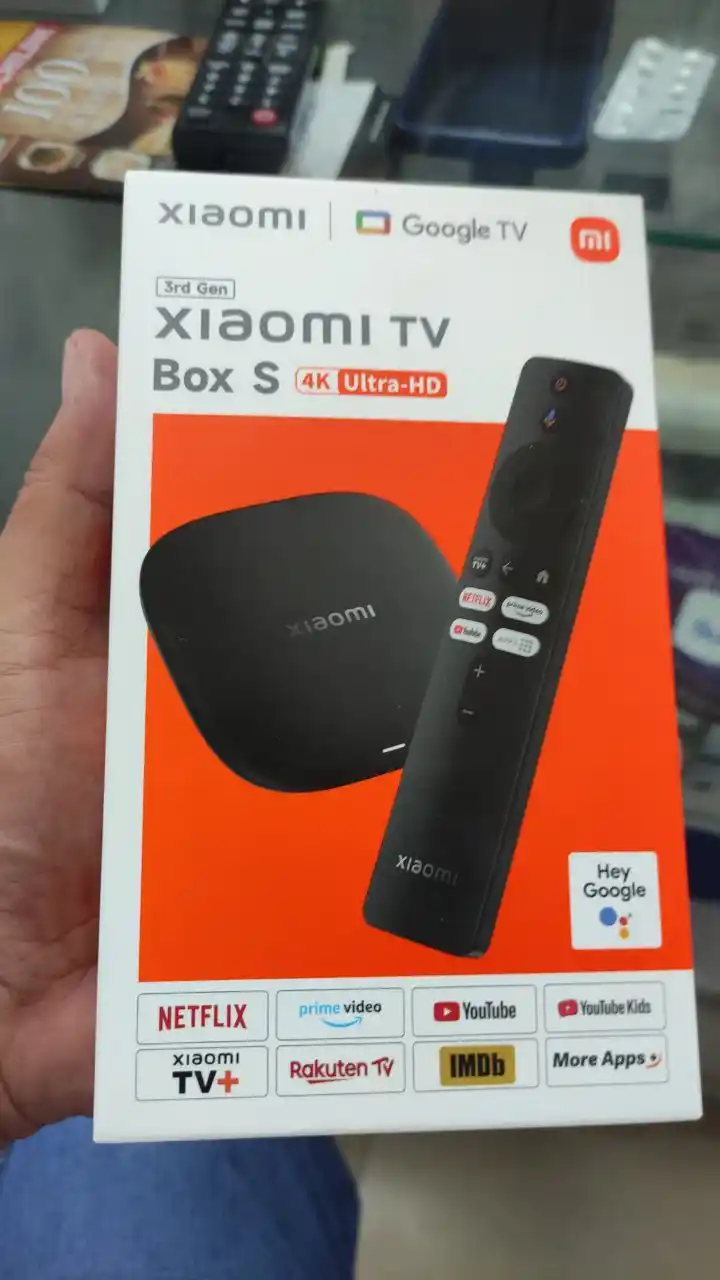 Приставка для телевизора Mi Box S 3rd Gen 4K,CPU AMLOGIC S905, Google TV GLOBAL