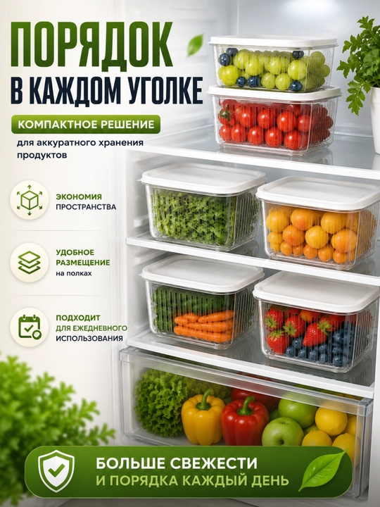 Органайзер, все для дома, контейнеры, сушка, кухня, фрукты, вакуум, бокс, 1 литр, посуда
