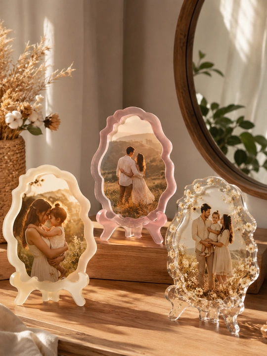Silikon qolip ramka, fotoramka mold, smola dekor buyumlari yasash uchun