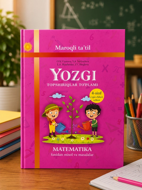 Ёзги топшириқлар тўплами. Математика, 4 синф ўқувчилари учун, O.V. Узорова, Y.A. Нефёдова - 