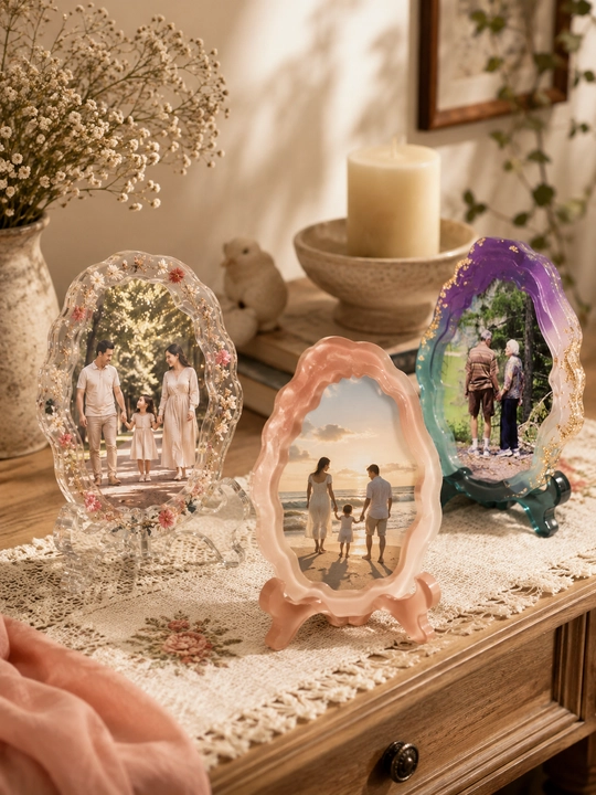 Silikon qolip ramka, fotoramka mold, smola dekor buyumlari yasash uchun