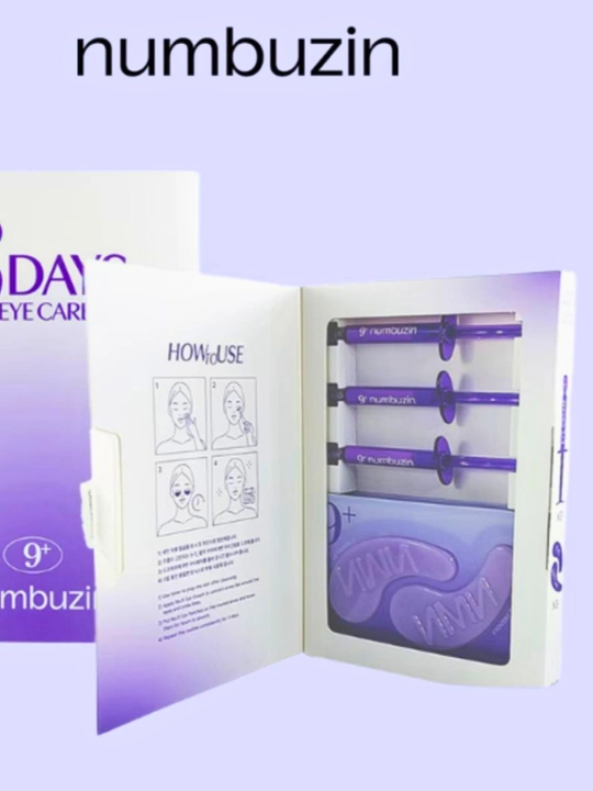 Numbuzin No.9+ 3 Days Eye Care набор для ухода за кожей вокруг глаз