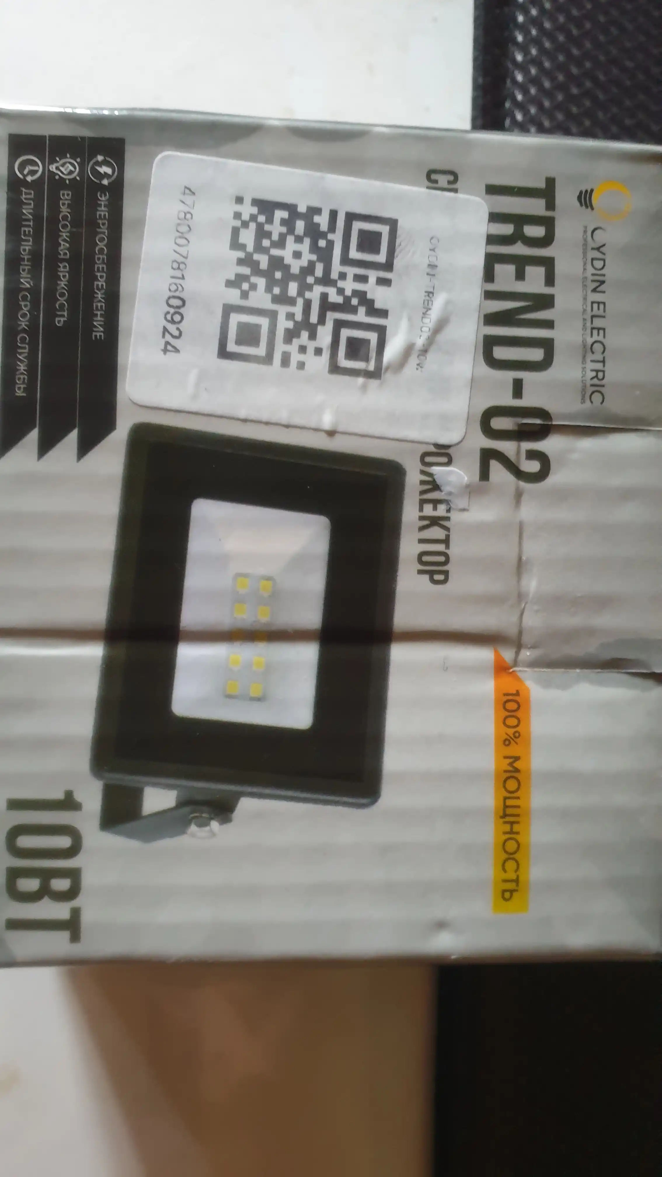 LED, Прожектор, OYDIN ELECTRIC, 10W–200V, IP65, 110-250V яркость, энергоэффективный