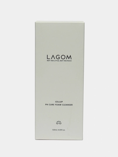 PH darajasi past bo'lgan yumshoq ko'pik Lagom Cellup Ph Cure Foam Cleanser, 120 ml